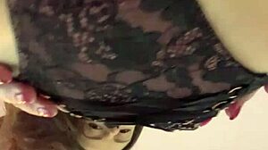 pretty milf bends over shows juicy big ass closeup