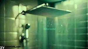 i love taking elegant sensual baths as dark-haired model