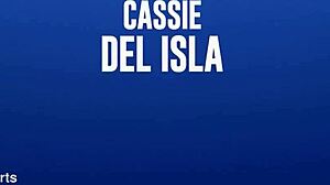 Oiled cassie del isla takes dp train with gagging deepthroats 💦🔥🍑