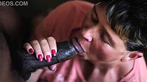 Dripdrop Granny Loves Sucking Dripping Black Dick!