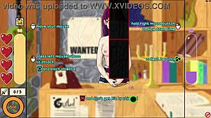 tutorial girl strips topless in monster incursion game