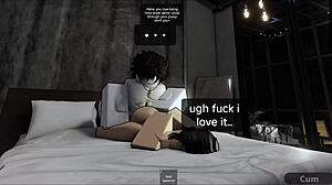 Roblox slut begs missionary creampie in her wet pussy!