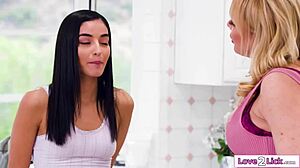 Kissing my busty cougar stepmom could reverse the spell