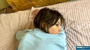 dia dina spreads wide for marck green's thick cock pounding??