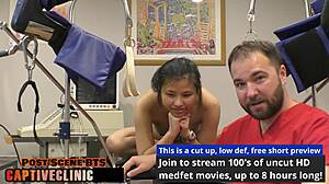 Doctor's new asian teen slave raya nguyen bdsm toys creampie domination hospital pov