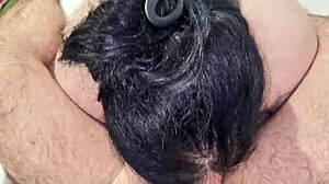 stepmom 50 gives sloppy underwater blowjob handjob