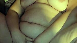 Creampie Fills Hot Preggo Milf's Hard Nipples!