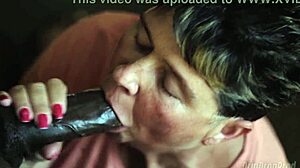 Dripdrop Granny Loves Sucking Dripping Black Dick!