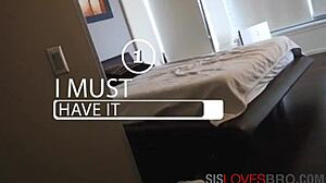 shy long hair stepsis horny bathroom fuck fingering