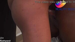 Ebony Bodybuilder Girl's Fat Pussy Dripping After Rough Doggystyle