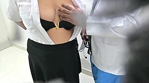 Why does this doctor fuck patients bare in clinic?