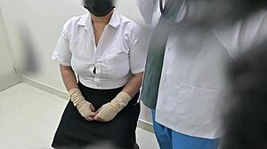 Why does this doctor fuck patients bare in clinic?