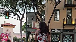 bbc couple pounds her fat ebony ass after date