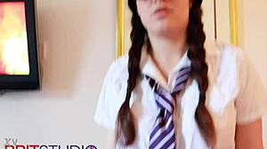 did naughty british college girl make stepdad cum hard?