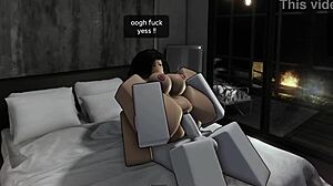 Roblox slut begs missionary creampie in her wet pussy!