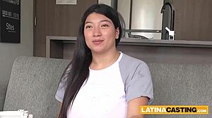 HUGE TITS Latina SLUT FACE FUCKED by BIG COCK