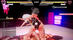 Lesbian Game Babes Scissor Furiously!