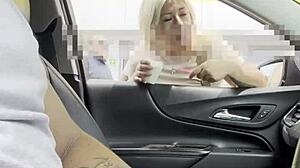 oh damn unknown girl hops right into my car!