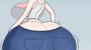 kaya's jeans rip with massive farts escaping her big ass