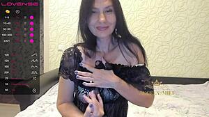 playful brunette angela milf strips rips clothes bends doggystyle for young 18+ cock balls deep cum