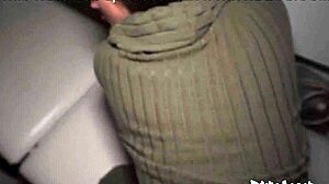 Wow! Blue-Eyed Babe Sucks Fat Cock Snowside!