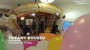 Tiffany Rousso's Birthday Double Vaginal Group Fuck!