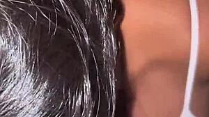 big tits latina sucks huge cock on uber ride 😍🍆🏖️