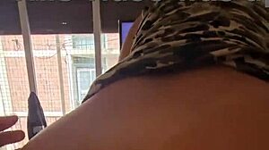 Boyfriend fucks latina ass raw without condom