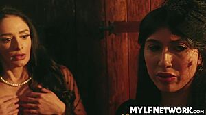 after ghosts haunt her sheena faces future ghost pounding her milf pussy missionary