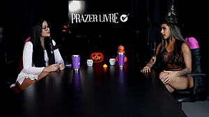 exhibitionist fairy couple shares favorite fuck spots sheer red halloween