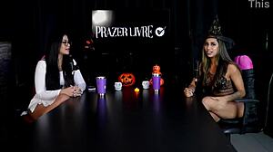 exhibitionist fairy couple shares favorite fuck spots sheer red halloween