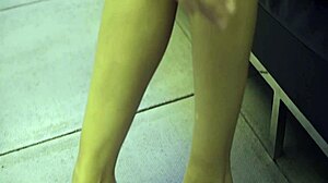 joey fisher shakes her massive natural tits in your face