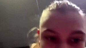 guy sneaks teen pussy fuck public closeup