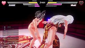 Lesbian Game Babes Scissor Furiously!