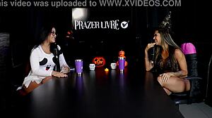 exhibitionist fairy couple shares favorite fuck spots sheer red halloween