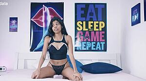 desi devi tv host takes bbc cumshot facial