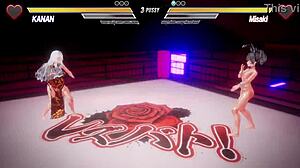 Lesbian Game Babes Scissor Furiously!