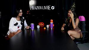 exhibitionist fairy couple shares favorite fuck spots sheer red halloween