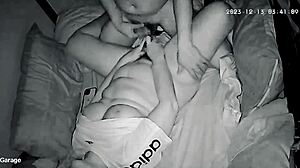 Blonde babe orgasms on huge dildo homemade