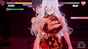 Lesbian Game Babes Scissor Furiously!