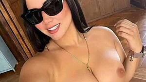 shamanta strips naked for hot masturbation fun??