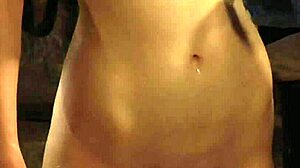 my oiled busty lesbian slave gets fingered groped and dominated hard