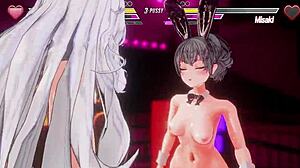 Lesbian Game Babes Scissor Furiously!