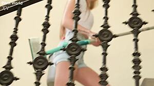 Stunning Cleaner Tiffany Tatum Swallows Messy BBC Facial.