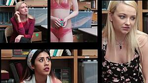 wanna see this cum-drenched brunette suck officer's throbbing cock?