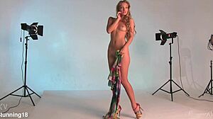 Blonde Teen Hazel Eyes Bare Nude Passion