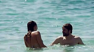 regina blandón flashes her perky tits in bikini during mexican hometown boyfriend scene