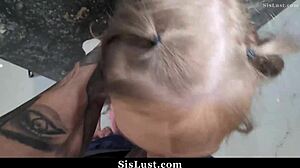 Violet Cox Catches Stepbrother Jerking to Panties Taboo Fuck