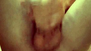 Stretched ass squirts hard with two sandals