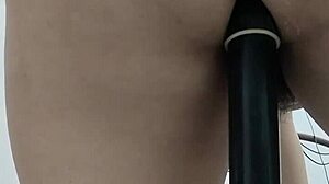 Binh Duong girl stuffs dildo deep in pussy ver 2